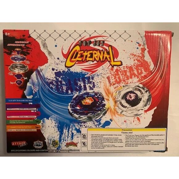 Top Set Cleternal Battling Tops Super Top 8+ - Picture 2 of 3